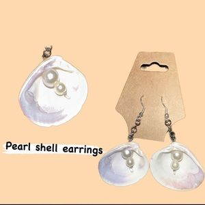 Pearl shell earrings